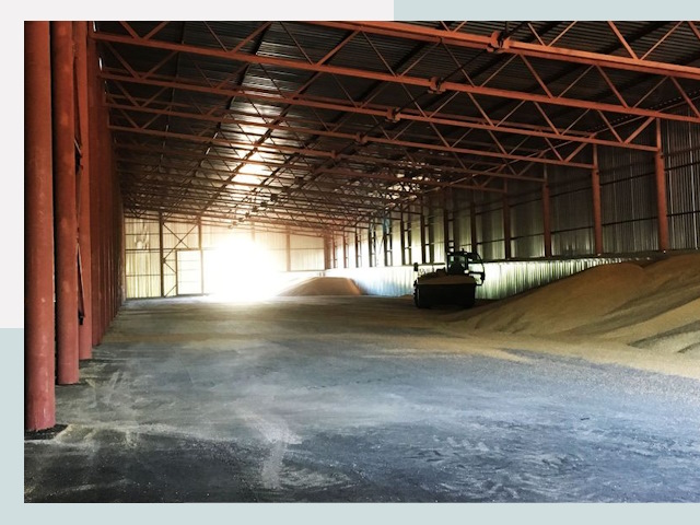 Строительство зернохранилищ в Междуреченске