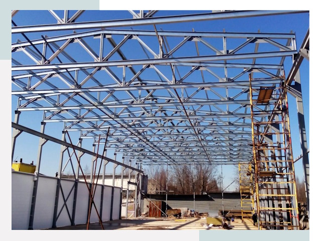 Строительство цехов в Междуреченск от 606 руб. под ключ