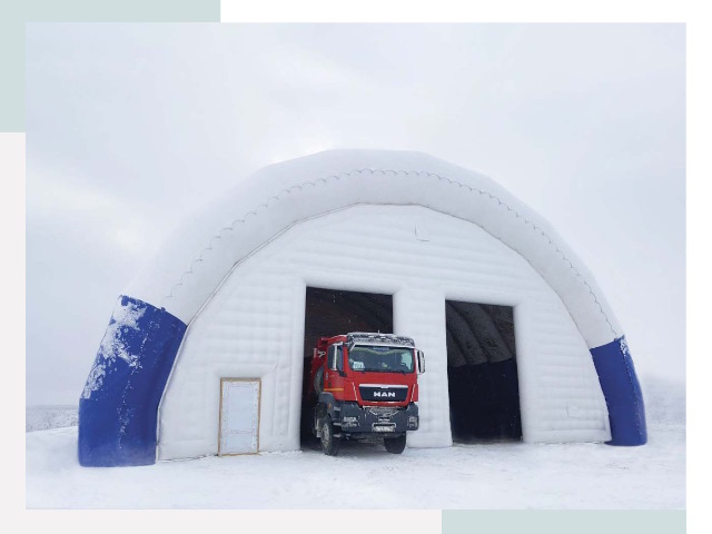 Мобильные ангары в Междуреченске