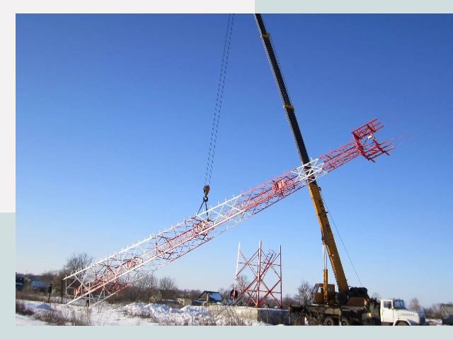 Строительство башен связи в Междуреченске от 606 руб.