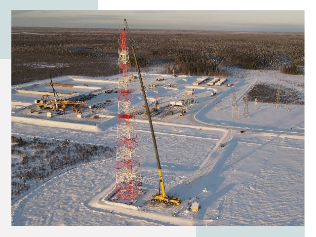 Мачты связи в Междуреченске