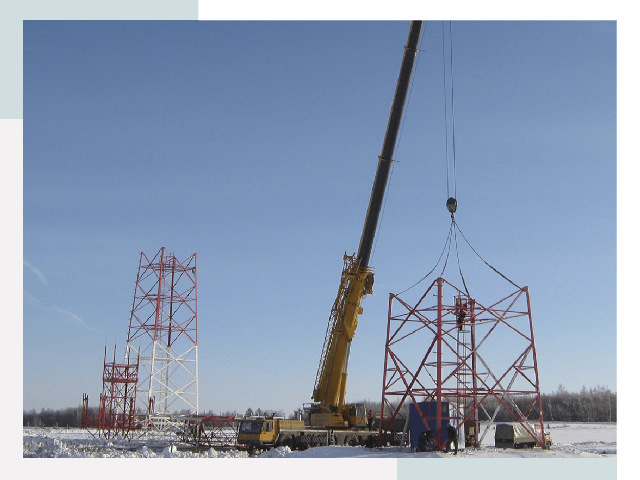 Монтаж вышек связи в Междуреченске