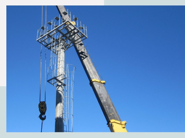 Монтаж осветительных мачт в Междуреченск от 606 руб.