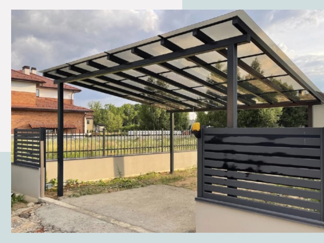 Металлические навесы в Междуреченск от 606 руб. за м²