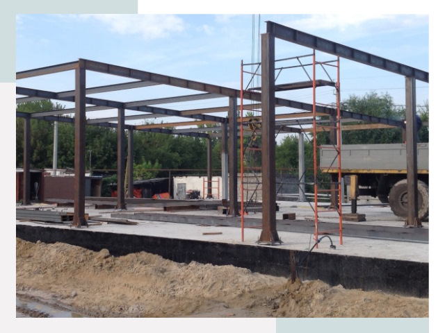 Фундамент для ангаров в Междуреченске