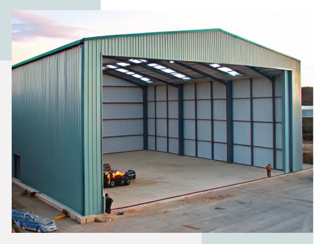 Строительство ангаров в Междуреченске